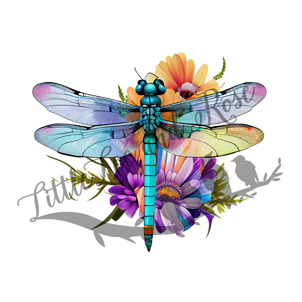 
            
                Load image into Gallery viewer, Dragonfly and Daisies Sublimation Print
            
        
