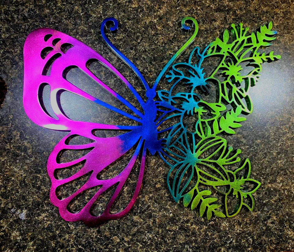 Floral Butterfly Wall Decor Mold