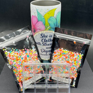 Dignity - Resin Rhinestone Tumbler Bundle