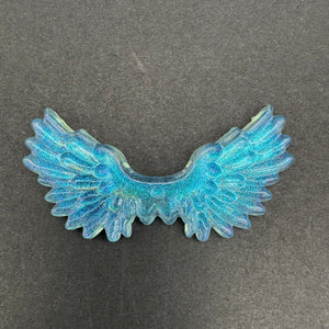 Flat Backed Acrylic Wings - Blue