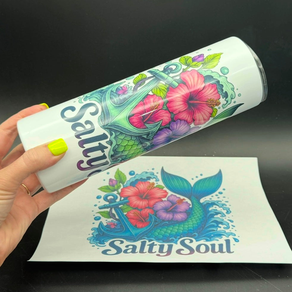 
            
                Load image into Gallery viewer, Sublimation Print of 20oz Decal - Making waves NO TUMBLER INCLUDED
            
        