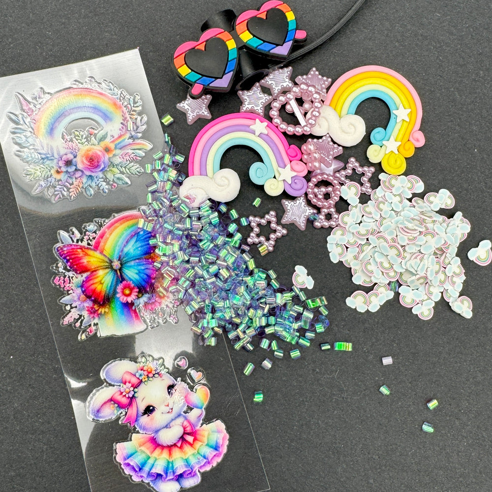 Craft Addicts' Accessory Mix - Over The Rainbow