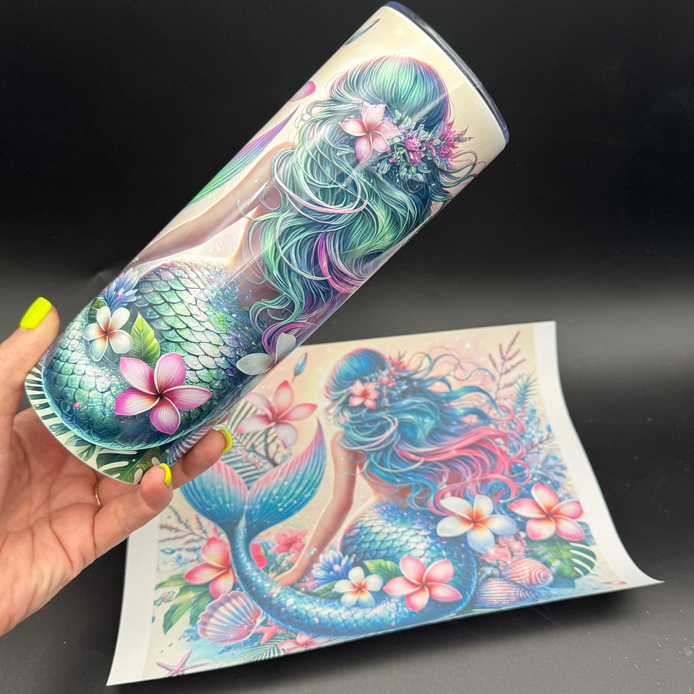 
            
                Load image into Gallery viewer, Pre-Sublimated 20oz Tumbler - Salty Sea Mermaid
            
        