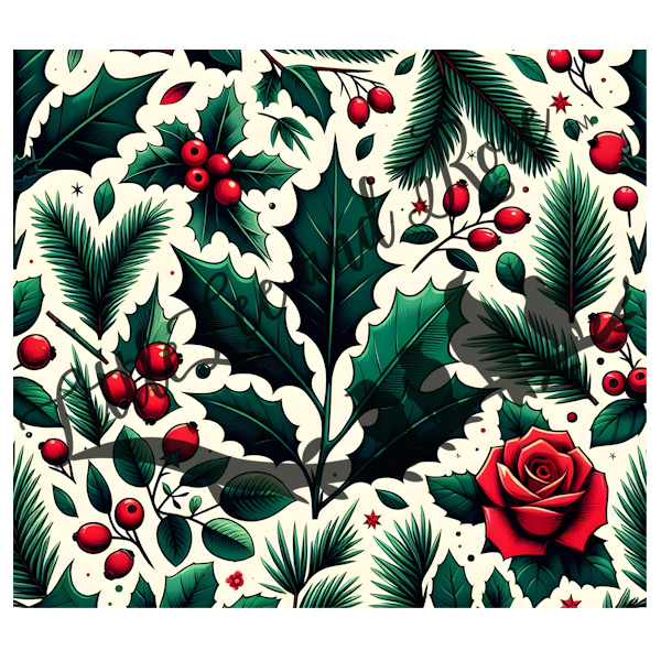 
            
                Load image into Gallery viewer, .Holly Berries - Tumbler, Sublimation, or Vinyl
            
        