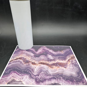 Sublimation Print of 20oz Wrap - Violet Glow
