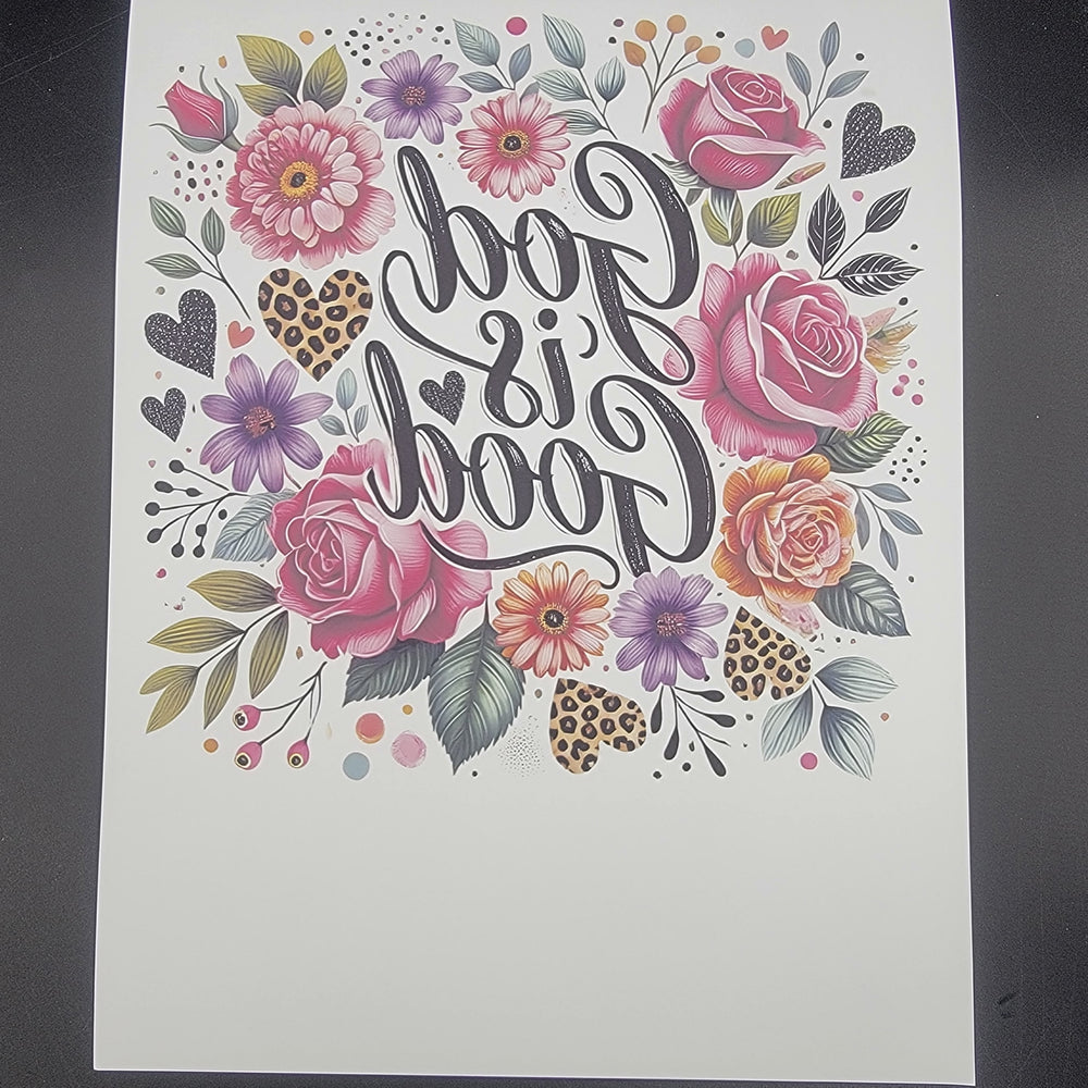 
            
                Load image into Gallery viewer, Sublimation Print of 20oz Decal - God is Good
            
        