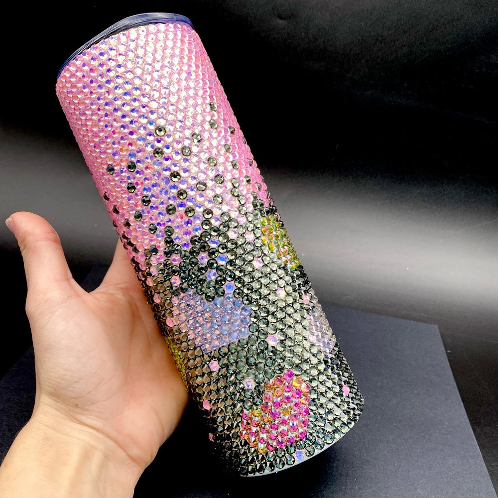 Sublimation Print of Rhinestone by Design - Ombre Hearts