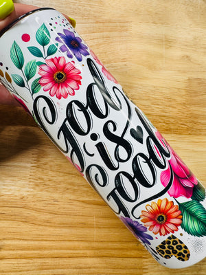 Pre-Sublimated 20oz Tumbler - God is Good