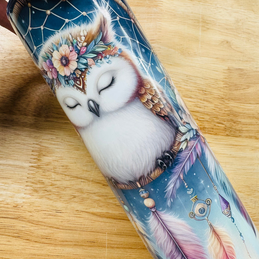 
            
                Load image into Gallery viewer, Pre-Sublimated 20oz Tumbler - Dreamy Hootie Hoo
            
        