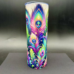 
            
                Load image into Gallery viewer, Sublimation Print of 20oz Wrap - Glam Feather
            
        