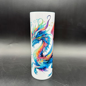 Pre-Sublimated 20oz Tumbler - Rainbow Dragon