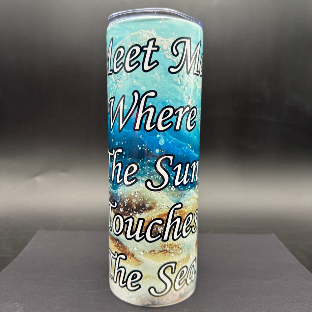 
            
                Load image into Gallery viewer, Pre-Sublimated 20oz Tumbler - Where The Sun Touches The Sea
            
        