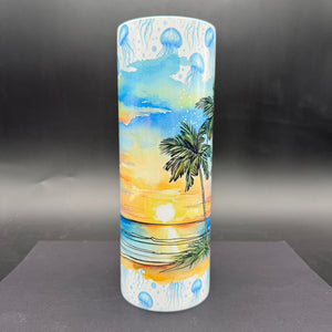 Pre-Sublimated 20oz Tumbler - Jellyfish Island