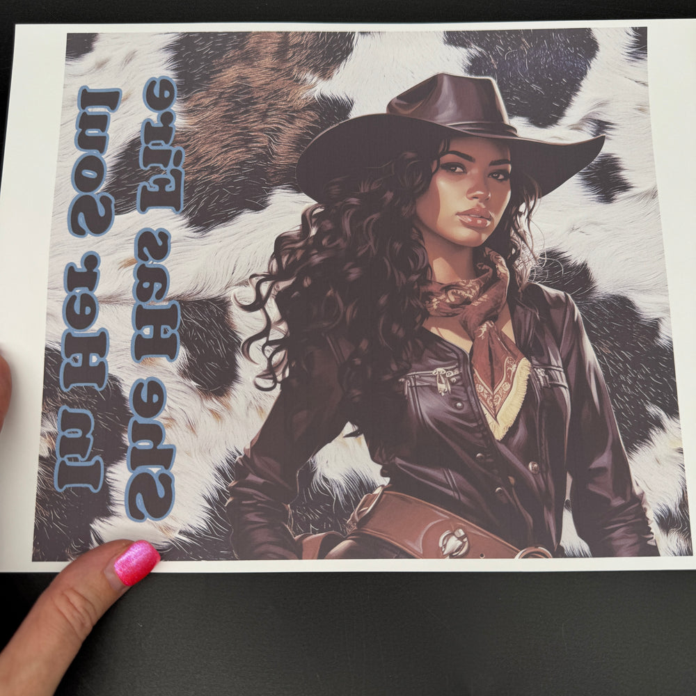 
            
                Load image into Gallery viewer, Sublimation Print of 20oz Wrap - Western Warrior
            
        