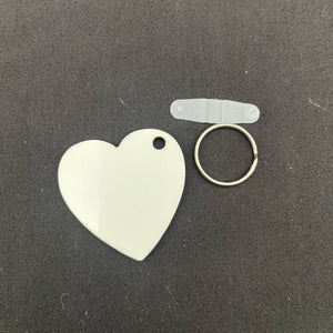 
            
                Load image into Gallery viewer, Sublimation Keychain Blank - Heart
            
        
