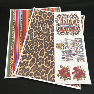SUBLIMATION DECAL PACK - The Serape Sunset Collection