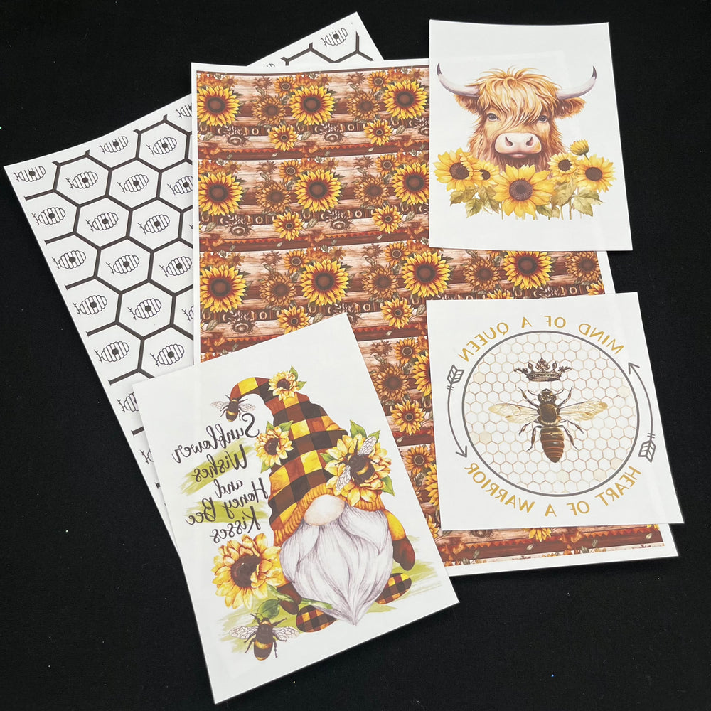SUBLIMATION DECAL PACK - The Honey Bee Collection - Pack 2