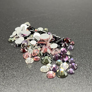 ✨ The Soft Lilac - Multicolored Rhinestones GLASS