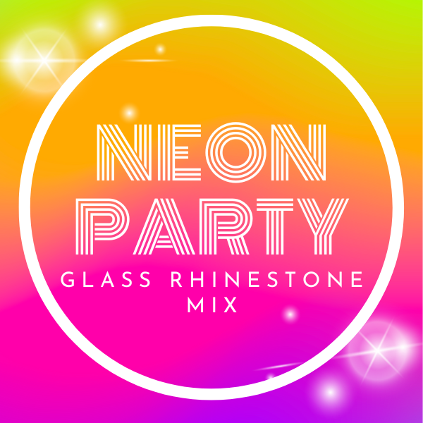 
            
                Load image into Gallery viewer, Multicolored Rhinestone Mix - Neon Party - Glass
            
        