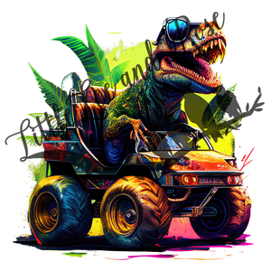 Off Roadin' Dino Instant Transfer