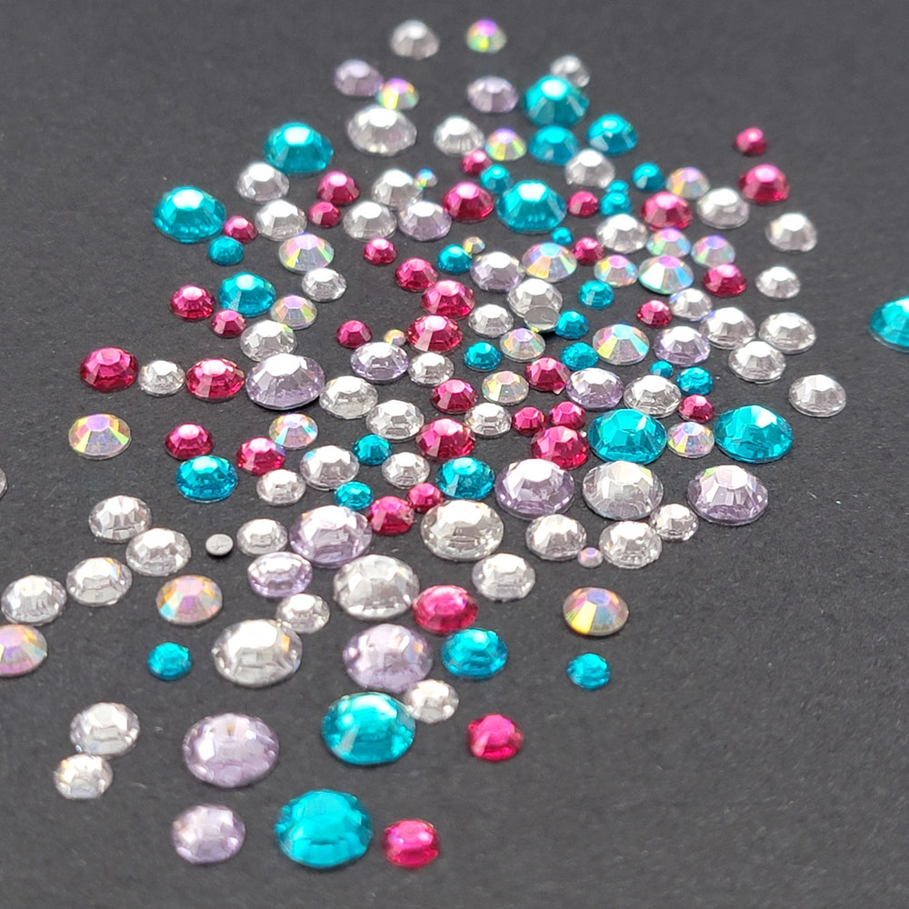 Multicolored Rhinestone Mix - Confetti Dreams - RESIN