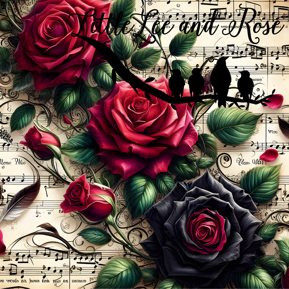
            
                Load image into Gallery viewer, .Musical Rose. - Tumbler, Sublimation, or Vinyl
            
        