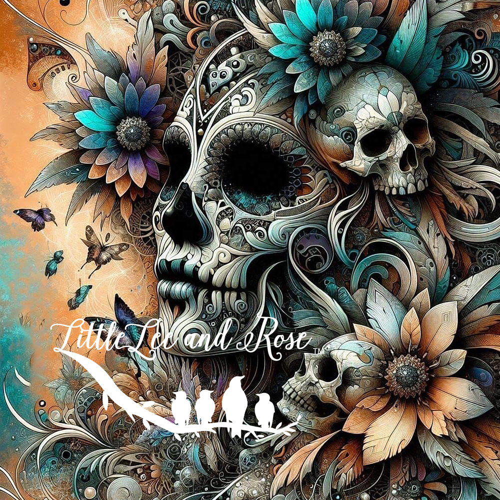 Neutral Skull - Tumbler, Sublimation, or Vinyl – LittleLee and Rose