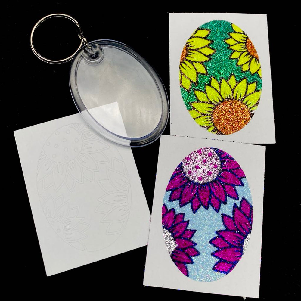 
            
                Load image into Gallery viewer, GD! Keychain Set - Sunflowers
            
        