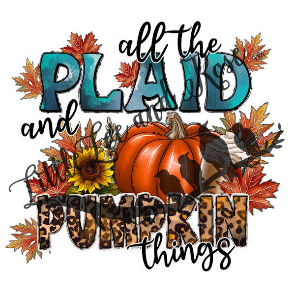 
            
                Load image into Gallery viewer, All the Plaid &amp;amp; Pumpkin - Instant Transfer
            
        