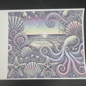 Sublimation Print of 20oz Wrap - Marine Waters