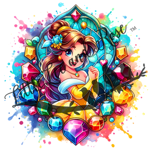 Belle and Jewels UV-DTF