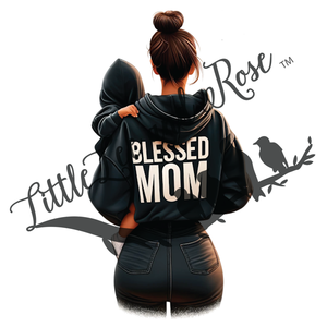 
            
                Load image into Gallery viewer, Blessed Mom Hoodie UV-DTF
            
        