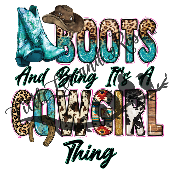 Boots & Bling Instant Transfer – LittleLee and Rose