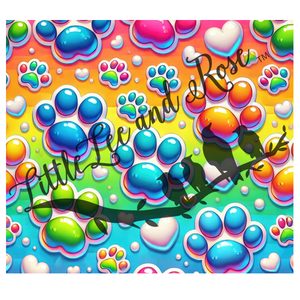 Bubble Paws 20oz Wrap UV-DTF