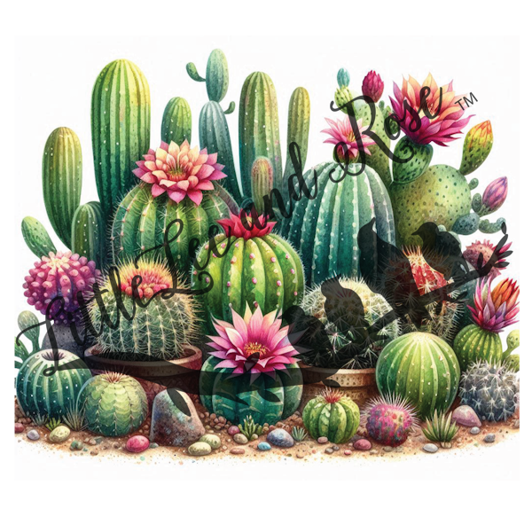 
            
                Load image into Gallery viewer, Cacti Family 20oz Wrap UV-DTF
            
        