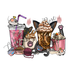 Cat Cafe Beverages - Instant Transfer
