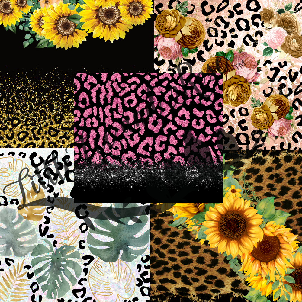 
            
                Load image into Gallery viewer, SUBLIMATION 5 Pack - Cheetah Print Medley
            
        