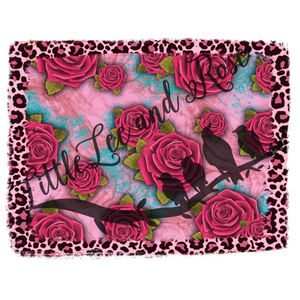 Cheetah Rose Full Sheet 8.5x11 Instant Transfer