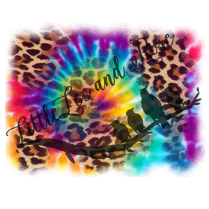 Cheetah Tie Dye Patch Instant Transfer