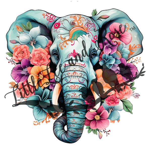 
            
                Load image into Gallery viewer, Mandala Floral Elephant Instant Transfer
            
        