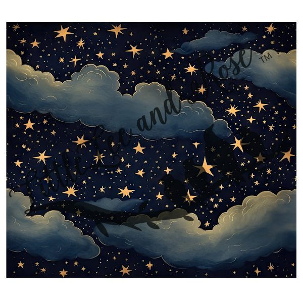 
            
                Load image into Gallery viewer, Cloudy Night Sky 20oz Wrap UV-DTF
            
        