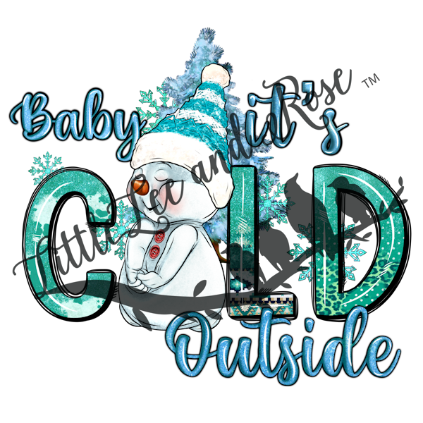 Cold Snowman - Clear Waterslide