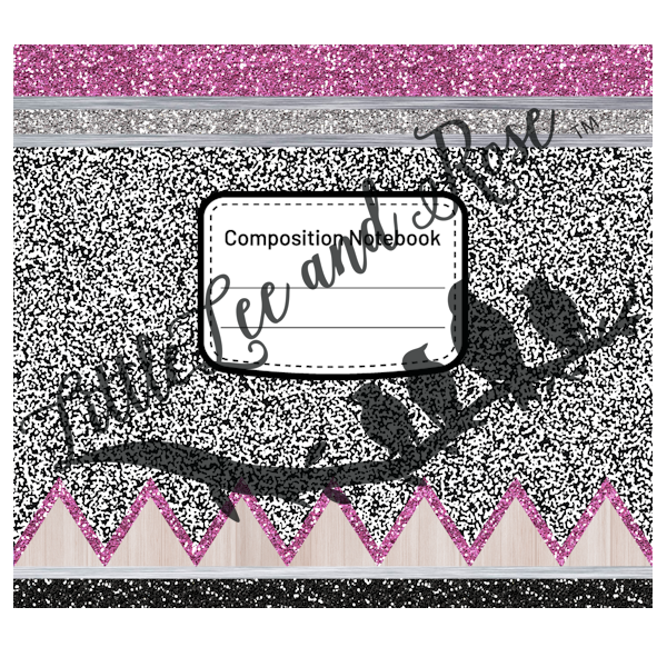 
            
                Load image into Gallery viewer, Composition Pencil 20oz Wrap UV-DTF
            
        