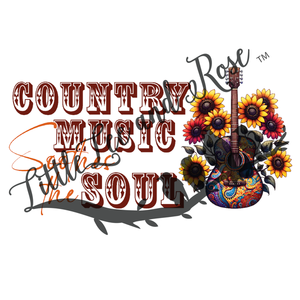 Country Music Soothes the Soul UV-DTF