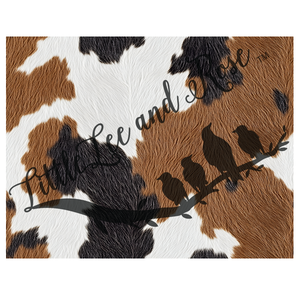 Cow Fuzzies Full Sheet 8.5x11 UV-DTF