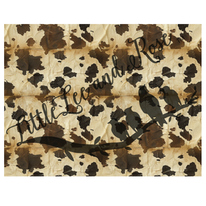 Cowhide Leather Full Sheet 8.5x11 UV-DTF