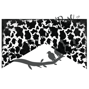 Cow Print Marquee Instant Transfer