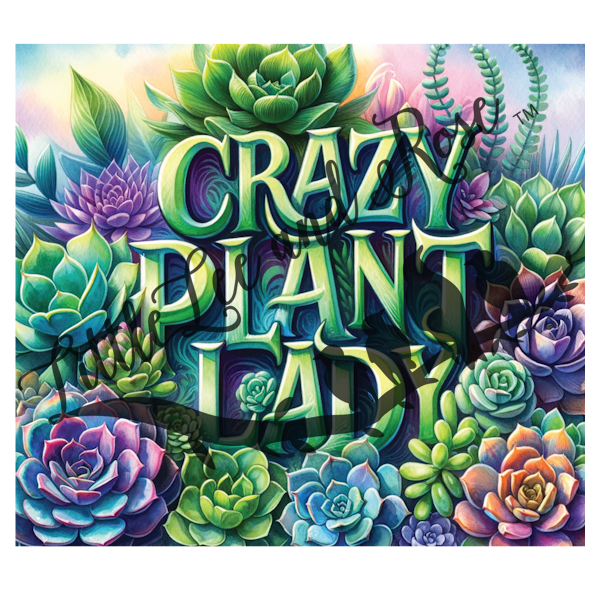 
            
                Load image into Gallery viewer, Crazy Plant Lady 20oz Wrap UV-DTF
            
        