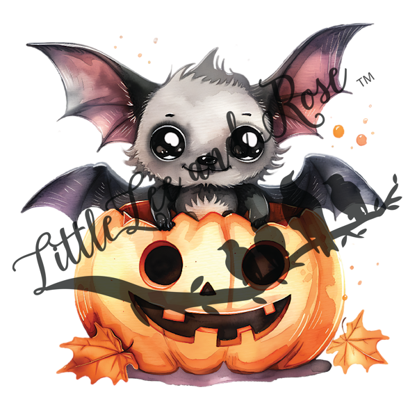 
            
                Load image into Gallery viewer, Little Creeper Bat with Leaves UV-DTF
            
        