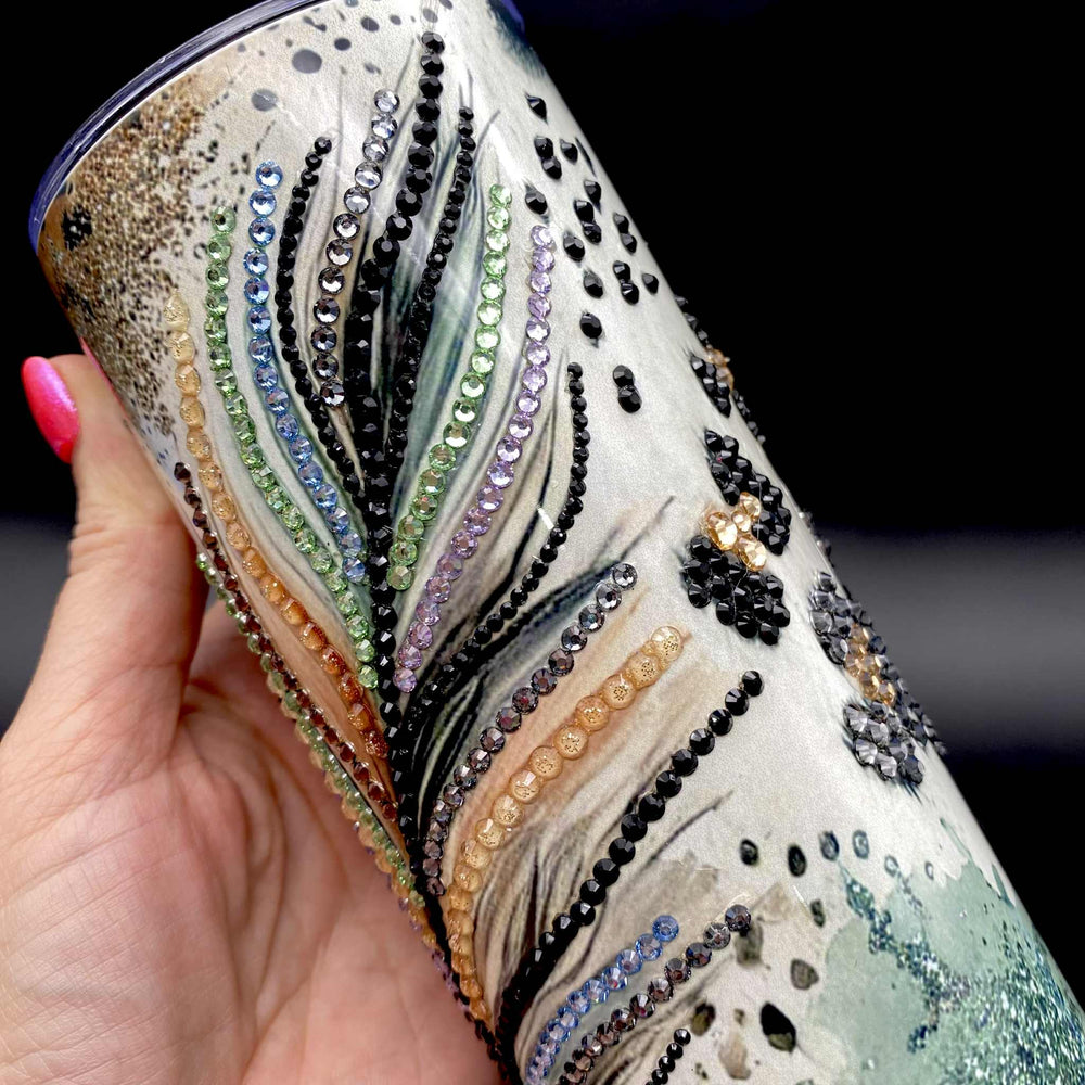 
            
                Load image into Gallery viewer, Sublimated 20oz Tumbler - Leopard Feather
            
        